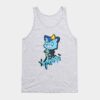 Blue Plushy On A Scooter Tank Top Official ItsFunneh Merch