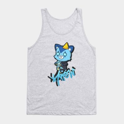 Blue Plushy On A Scooter Tank Top Official ItsFunneh Merch