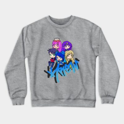 Cool Gacha Krew Crewneck Sweatshirt Official ItsFunneh Merch