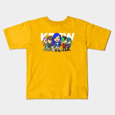 Gaming Krew Holding Items Kids T-Shirt Official ItsFunneh Merch