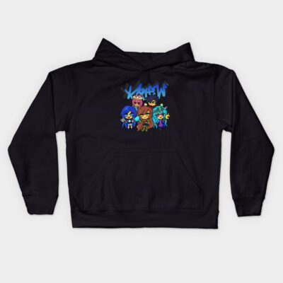 Gaming Krew Cuties With Wands And Weapons Kids Hoodie Official ItsFunneh Merch