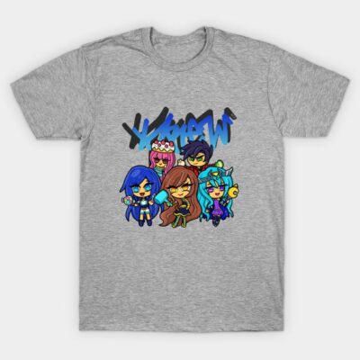 Gaming Krew Cuties With Wands And Weapons T-Shirt Official ItsFunneh Merch
