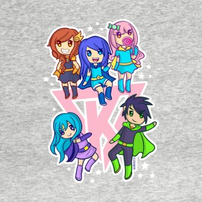 Super Krew Pink K Kids Hoodie Official ItsFunneh Merch