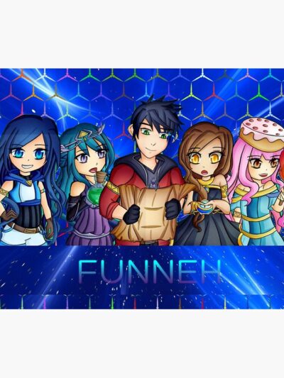 Itsfunneh Krew Tapestry Official ItsFunneh Merch