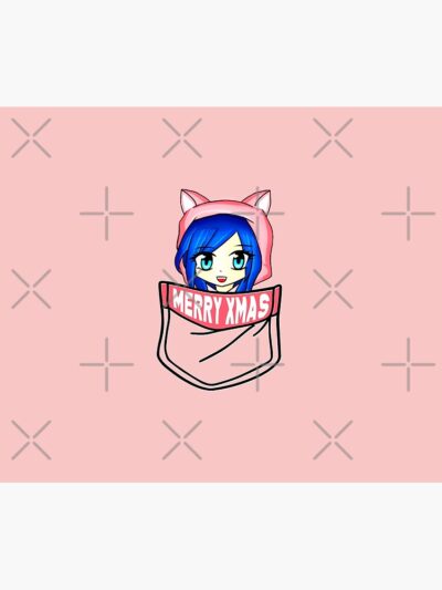 Itsfunneh Santa In Your Pocket Merry Christmas Tapestry Official ItsFunneh Merch