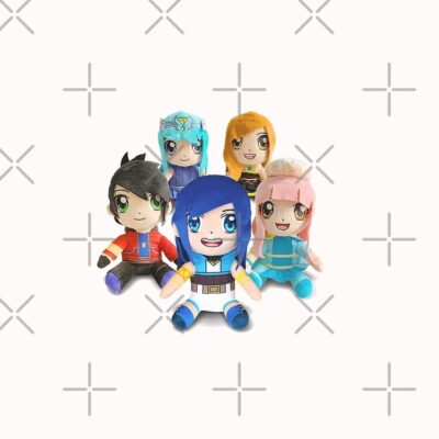 Itsfunne And Krew - Plushie Bundle Tote Bag Official ItsFunneh Merch