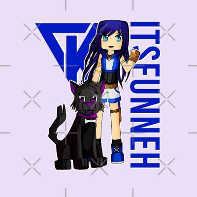 Itsfunneh Funneh Krew Dog Gamer Fan Art 2022 Tote Bag Official ItsFunneh Merch