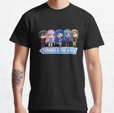 Krew Gacha Style With Logo T-Shirt Official ItsFunneh Merch