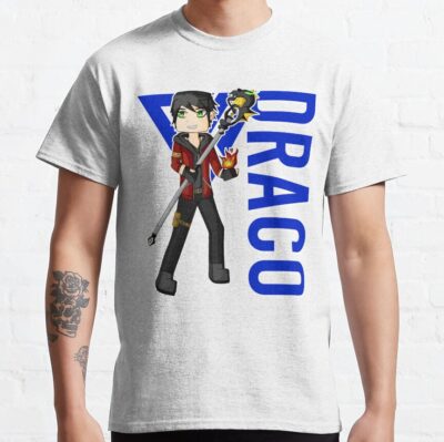 Draco Itsfunneh Funneh Krew Dog Gamer Fan Art 2022 T-Shirt Official ItsFunneh Merch
