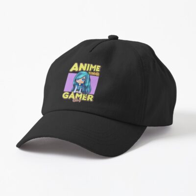 Animezing Gamer Girl Aesthetic Anime Chibi Itsfunneh Rainbow Art Cap Official ItsFunneh Merch