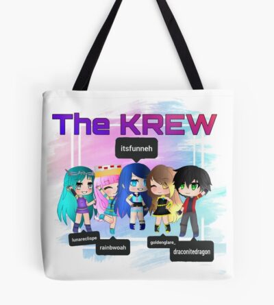 The Krew Tote Bag Official ItsFunneh Merch