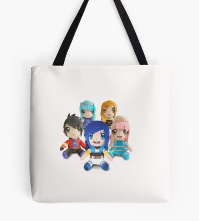 Itsfunne And Krew - Plushie Bundle Tote Bag Official ItsFunneh Merch