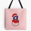 Itsfunneh Santa In Your Pocket Tote Bag Official ItsFunneh Merch