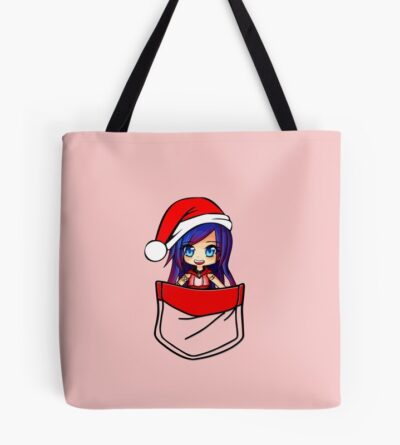 Itsfunneh Santa In Your Pocket Tote Bag Official ItsFunneh Merch