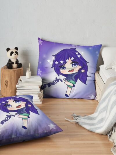 Itsfunneh The Krew Throw Pillow Official ItsFunneh Merch