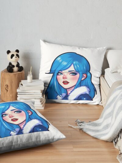 Itsfunneh Krew Design Throw Pillow Official ItsFunneh Merch