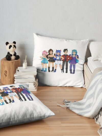 The Krew Throw Pillow Official ItsFunneh Merch