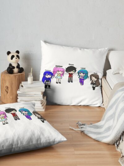 Itsfunneh And The Krew Throw Pillow Official ItsFunneh Merch