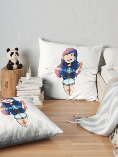 Itsfunneh! Throw Pillow Official ItsFunneh Merch