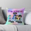 The Krew Throw Pillow Official ItsFunneh Merch