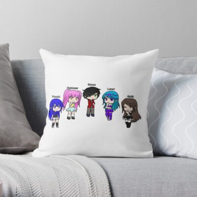 Itsfunneh And The Krew Throw Pillow Official ItsFunneh Merch