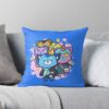 Krew Plushies Group Throw Pillow Official ItsFunneh Merch