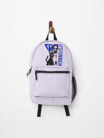 Itsfunneh Funneh Krew Dog Gamer Fan Art 2022 Backpack Official ItsFunneh Merch