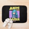 Animezing Gamer Girl Aesthetic Anime Chibi Itsfunneh Rainbow Art Bath Mat Official ItsFunneh Merch