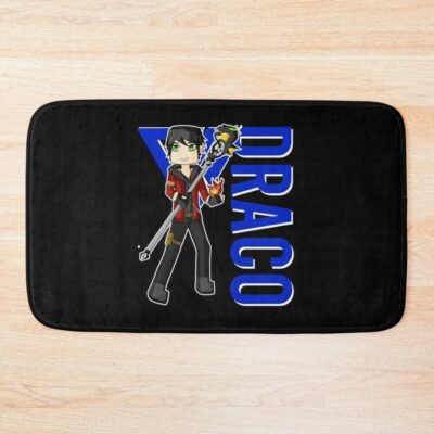 Draco Itsfunneh Funneh Krew Dog Gamer Fan Art 2022 Bath Mat Official ItsFunneh Merch