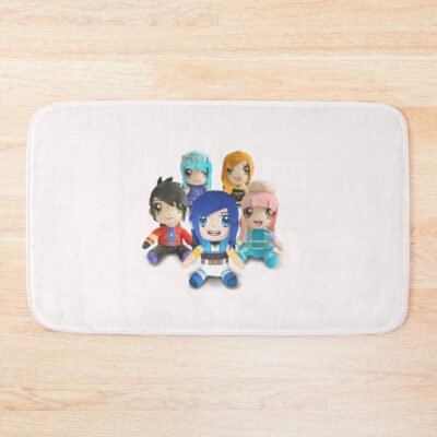 Itsfunne And Krew - Plushie Bundle Bath Mat Official ItsFunneh Merch