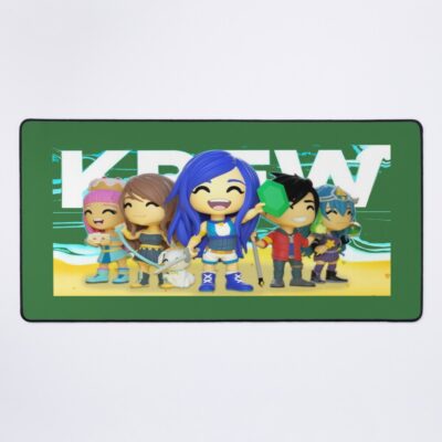 Minecraft - The Krew Team  - Itsfunneh Mouse Pad Official ItsFunneh Merch
