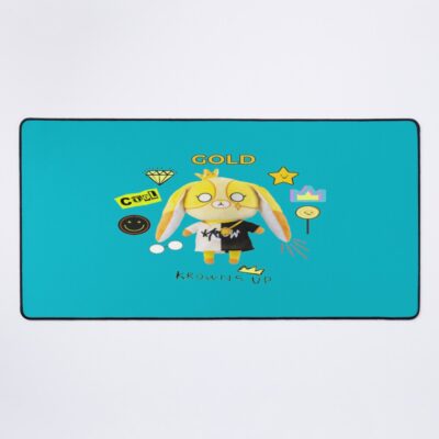 Cool Funneh Plush Toy Krown Up Gold Mouse Pad Official ItsFunneh Merch