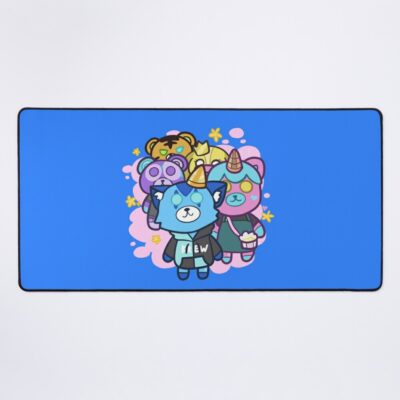 Krew Plushies Group Mouse Pad Official ItsFunneh Merch