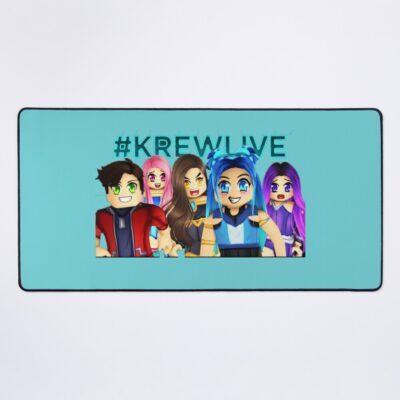 Minecraft - Itsfunneh Krew Team Live Mouse Pad Official ItsFunneh Merch