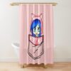 Itsfunneh Santa In Your Pocket Merry Christmas Shower Curtain Official ItsFunneh Merch