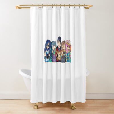 Funneh Plushies Krew Shower Curtain Official ItsFunneh Merch