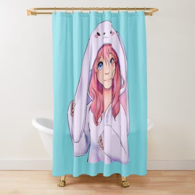 Ldshadowlady Itsfunneh Shower Curtain Official ItsFunneh Merch