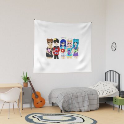 Itsfunneh And The Krew Tapestry Official ItsFunneh Merch