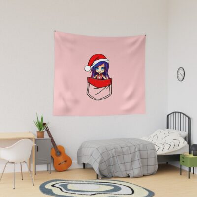 Itsfunneh Santa In Your Pocket Tapestry Official ItsFunneh Merch
